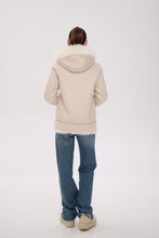 Load image into Gallery viewer, ⇆ Reversible Hooded Wool Blend Jacket