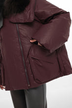 Load image into Gallery viewer, Eloise Genuine Fox Fur Down Coat