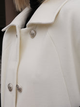 Load image into Gallery viewer, Paris Cashmere Bland Cape in Ivory