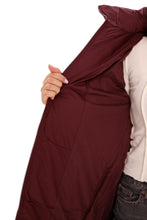 Load image into Gallery viewer, Burgundy Crush Insulated Bio-Down Coat