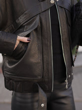 Load image into Gallery viewer, Jumbo Genuine Leather Jacket