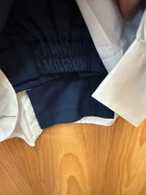 Load image into Gallery viewer, Kids World of USA Navy/Light Blue/Silver Floral Print 5-Piece Boys Suit