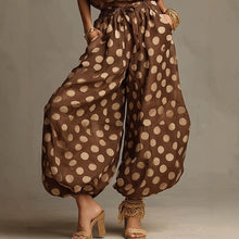 Load image into Gallery viewer, Women's Polka Dot Halter Neck Wide-Leg Jumpsuit | Boho Beach Vacation Jumpsuit