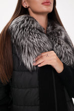 Load image into Gallery viewer, Saga®Furs Silver Fox Wool Alpaca Coat