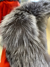 Load image into Gallery viewer, Roma Genuine Silver Fox Fur Rabbit Fur Insulated Parka in Red