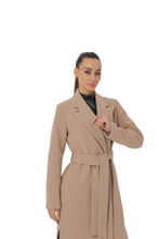 Load image into Gallery viewer, Arden Classic Wraparound Overcoat in Latte