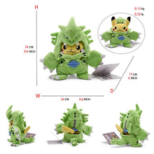Load image into Gallery viewer, 24 Pcs Pokemon Pikachu Cosplay Toys Charizard Snorlax Garchomp Tyranitar Hydreigon Anime Stuffed Plush Cartoon Peluche Dolls - # BOT&G512610001