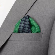 Load image into Gallery viewer, Argyle Dot Multi Pocket Square