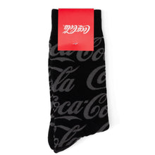 Load image into Gallery viewer, Coca-Cola Black Logo Dress Socks