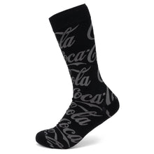 Load image into Gallery viewer, Coca-Cola Black Logo Dress Socks