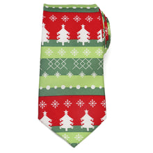 Load image into Gallery viewer, Christmas Tree Men's Tie