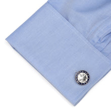 Load image into Gallery viewer, Blue Compass Cufflinks