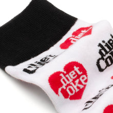 Load image into Gallery viewer, Diet Coke White Dress Socks