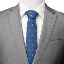 Load image into Gallery viewer, Nutcracker Men's Navy Tie