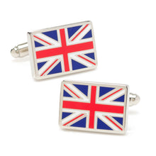 Load image into Gallery viewer, United Kingdom Flag Cufflinks
