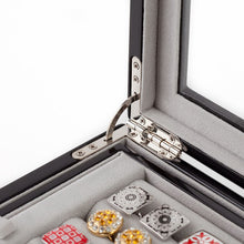Load image into Gallery viewer, Cufflinks Storage Case Black Double Layer (72 pair capacity)