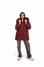 Load image into Gallery viewer, Burgundy Crush Insulated Bio-Down Coat