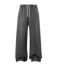 Load image into Gallery viewer, CHARCOAL DISTRESSED SWEATPANTS