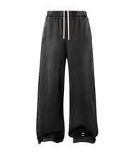 Load image into Gallery viewer, NOIR DISTRESSED SWEATPANTS