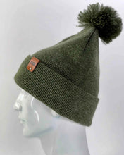 Load image into Gallery viewer, CPP1 HAAKWEAR PomPom Beanie - Made in USA - Forest Green
