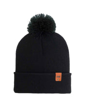 Load image into Gallery viewer, CPP1 HAAKWEAR PomPom Beanie - Made in USA - Midnight Black
