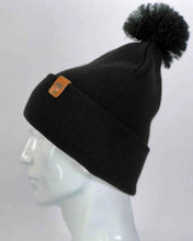 Load image into Gallery viewer, CPP1 HAAKWEAR PomPom Beanie - Made in USA - Midnight Black