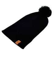 Load image into Gallery viewer, CPP1 HAAKWEAR PomPom Beanie - Made in USA - Midnight Black