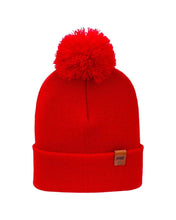 Load image into Gallery viewer, CPP1 HAAKWEAR PomPom Beanie - Made in USA - Scarlet Red