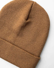 Load image into Gallery viewer, CS104 HAAKWEAR Traditional Silent Cuffed Beanie, Camel Brown