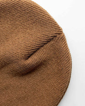 Load image into Gallery viewer, CS104 HAAKWEAR Traditional Silent Cuffed Beanie, Camel Brown