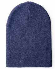 Load image into Gallery viewer, CS106 HAAKWEAR Traditional Silent Cuffed Beanie, Denim Blue