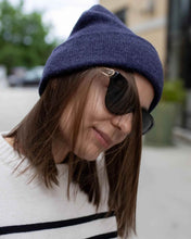 Load image into Gallery viewer, CS106 HAAKWEAR Traditional Silent Cuffed Beanie, Denim Blue