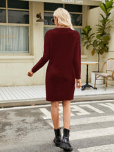 Load image into Gallery viewer, Cable Knit Midi Sweater Dress | NCS