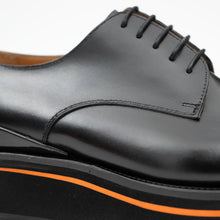 Load image into Gallery viewer, Calf leather business dress derby shoes Black