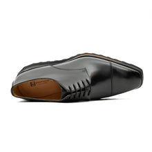 Load image into Gallery viewer, Calf leather dress three quarters derby shoes Black