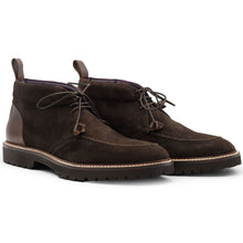 Load image into Gallery viewer, 46-605-NIC CAMPO HIGH Italian Sueded Goatskin Chukka Boot, Nicotine
