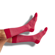 Load image into Gallery viewer, Cardinal Birdseye Dress Socks