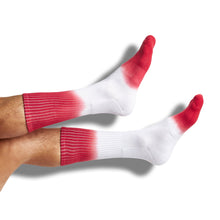 Load image into Gallery viewer, Cardinal / White Mixed Socks 4 Pack -B