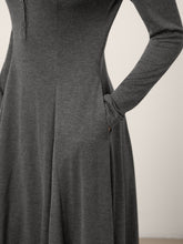Load image into Gallery viewer, Cashmere Buttoned Panel Maxi Dress BREE