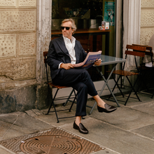 Load image into Gallery viewer, Men's Dark Brown Leather Milano Loafer