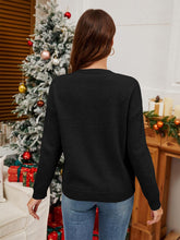 Load image into Gallery viewer, Christmas Candy Cane Sequin Knit Sweater | NCS