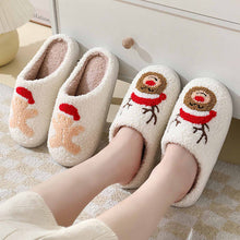 Load image into Gallery viewer, Christmas Cartoon Pattern Fuzzy Slippers | NCS