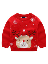 Load image into Gallery viewer, Christmas Elk Knit Crewneck Ugly Sweater | NCS