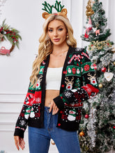 Load image into Gallery viewer, Christmas Long Sleeve Casual Cardigan Sweater | NCS