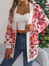 Load image into Gallery viewer, Christmas Reindeer Long Sleeve Cardigan Sweater | NCS