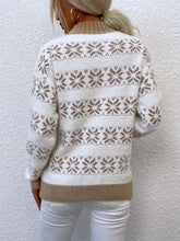 Load image into Gallery viewer, Christmas Snowflake Jacquard Sweater | NCS