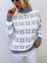 Load image into Gallery viewer, Christmas Snowflake Jacquard Sweater | NCS