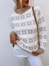 Load image into Gallery viewer, Christmas Snowflake Jacquard Sweater | NCS