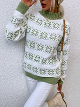 Load image into Gallery viewer, Christmas Snowflake Jacquard Sweater | NCS