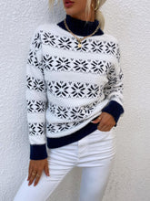 Load image into Gallery viewer, Christmas Snowflake Jacquard Sweater | NCS